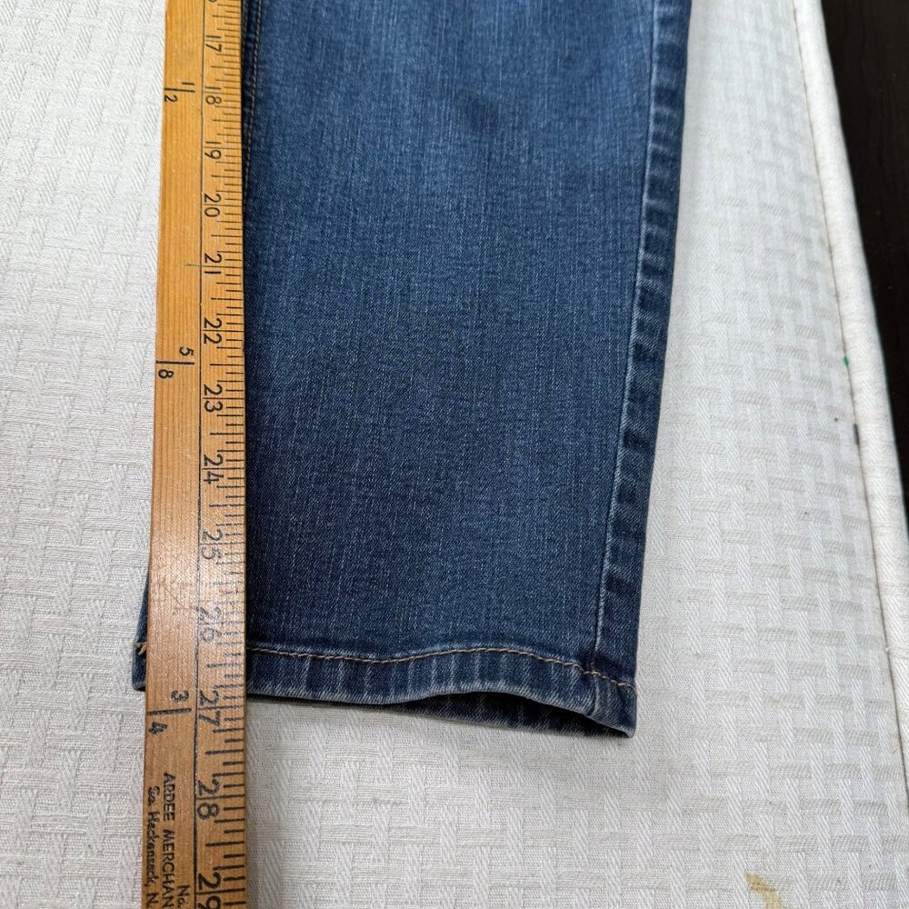 Lane Bryant Genius Fit Womens Size 22P Blue Skinny Jeans Stretch Denim - Picture 8 of 9